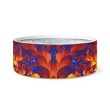 Berry Orange Burst Dog Bowl