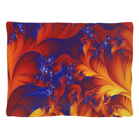 Berry Orange Burst Pet Bed