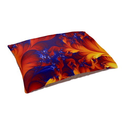 Berry Orange Burst Pet Bed