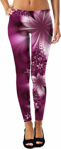 Purple Pedals Leggings