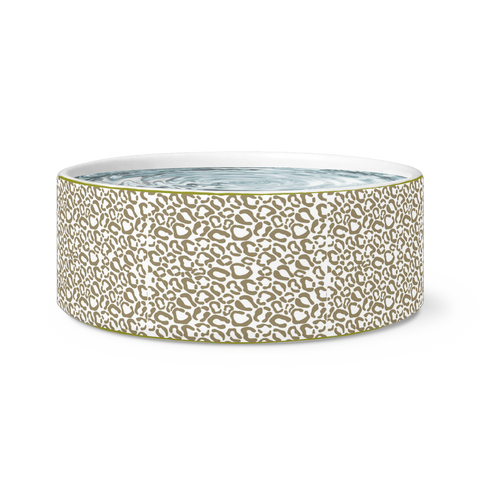 Giraffe Print Dog Bowl