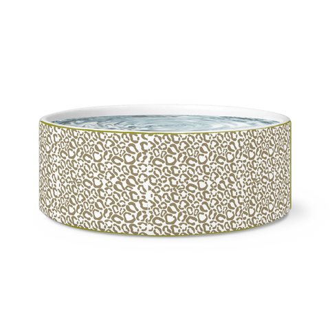 Giraffe Print Dog Bowl