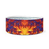 Berry Orange Burst Dog Bowl