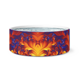 Berry Orange Burst Dog Bowl